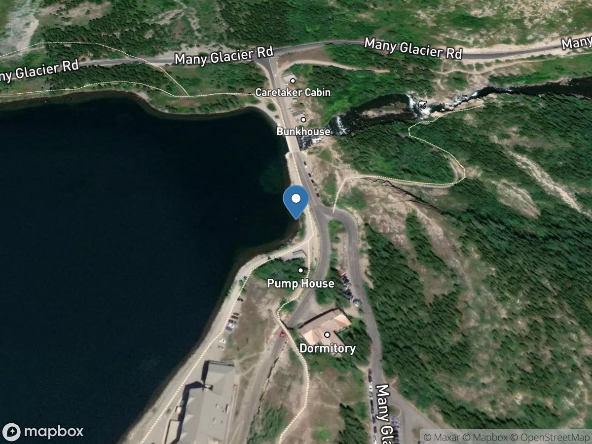 Swiftcurrent Creek at Many Glacier MT location