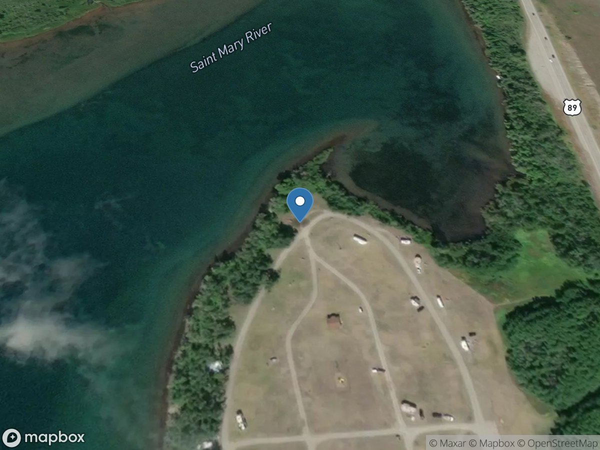 St. Mary River near Babb MT location