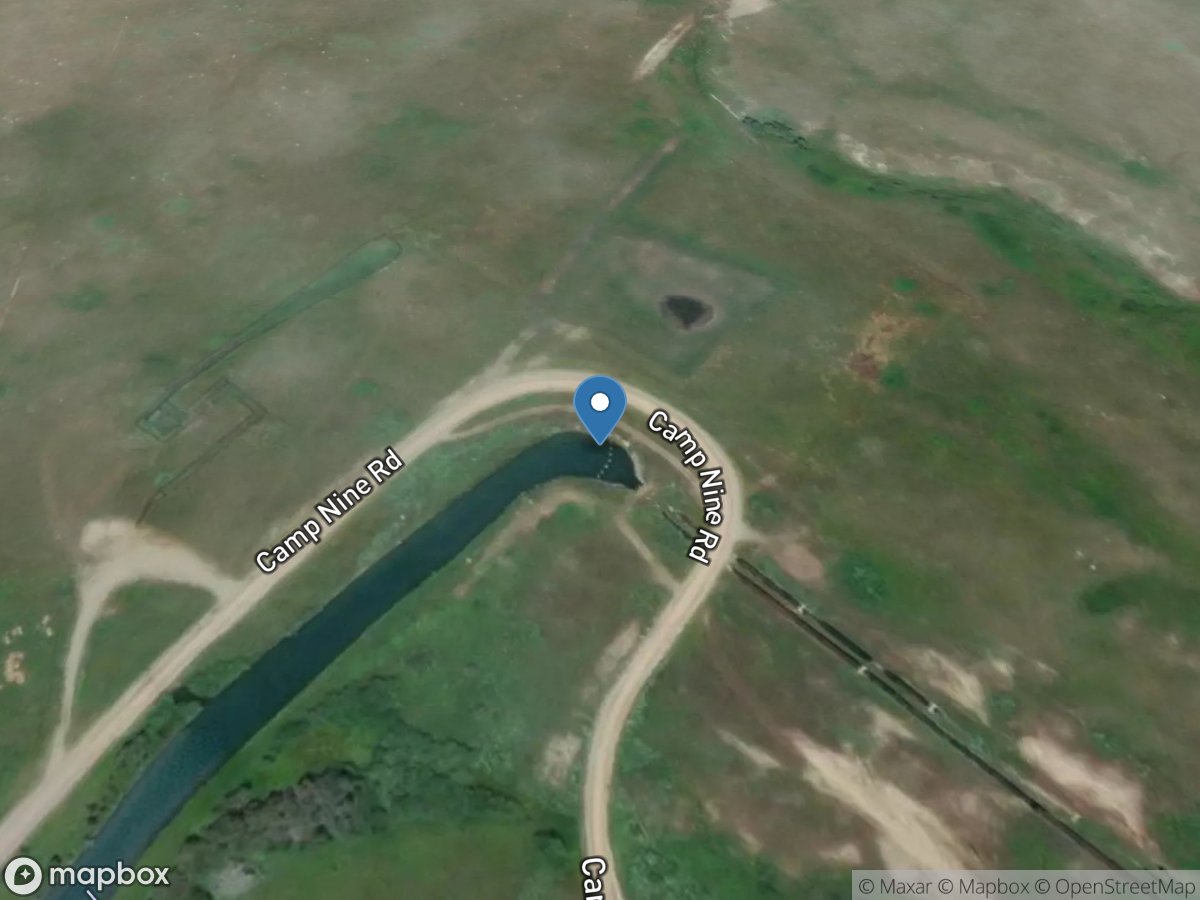 St. Mary Canal at Saint Mary Crossing near Babb MT location