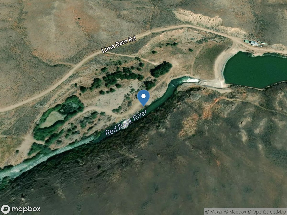 Red Rock River bl Lima Reservoir near Monida MT location