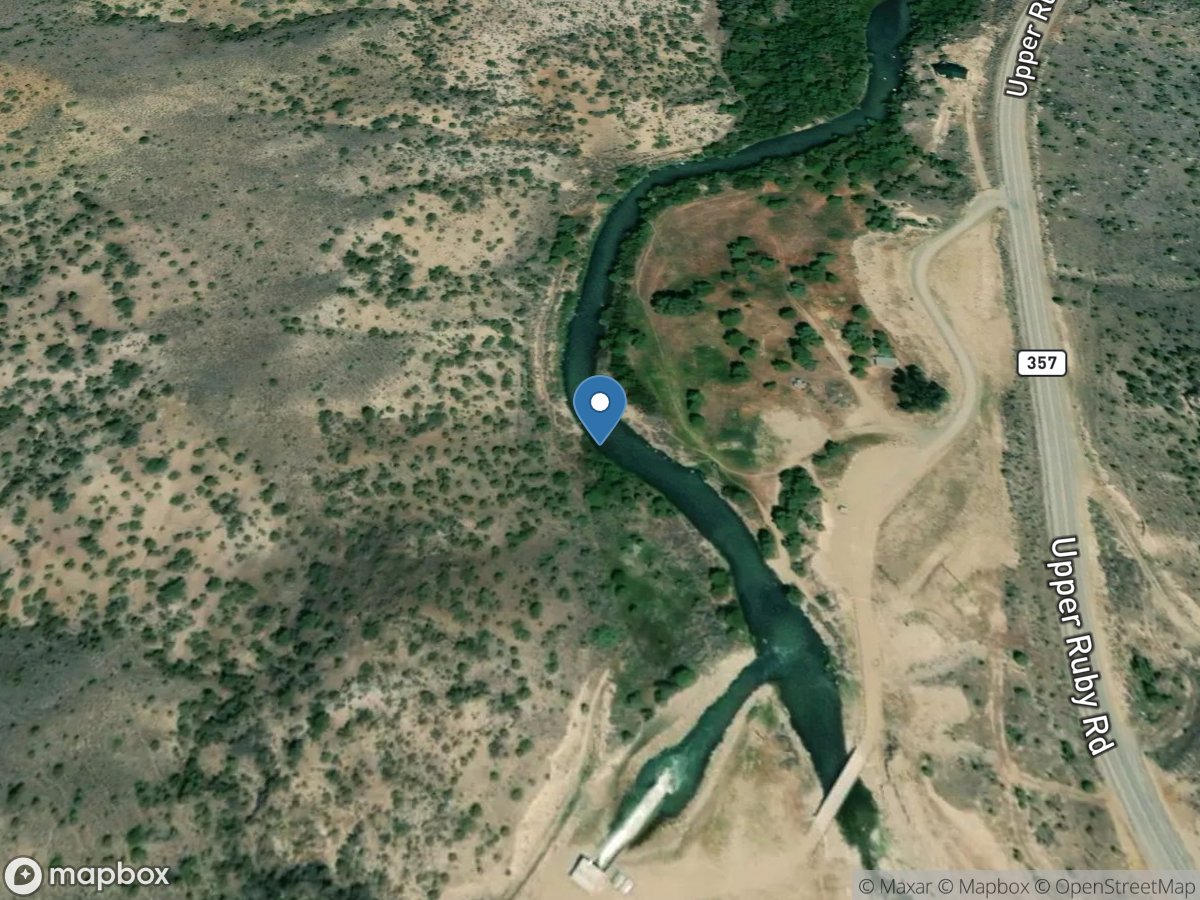 Ruby River below reservoir near Alder, MT location
