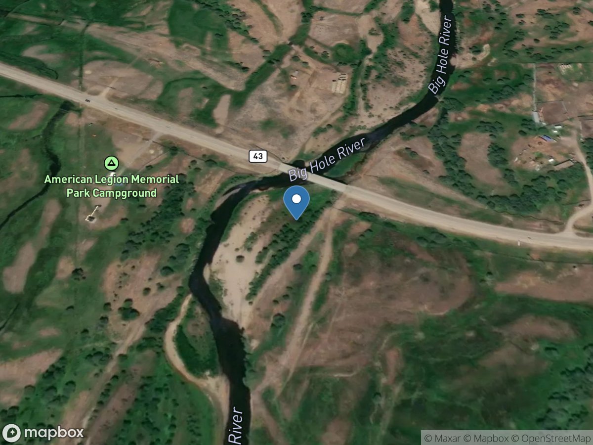 Big Hole River bl Big Lake Creek at Wisdom MT location