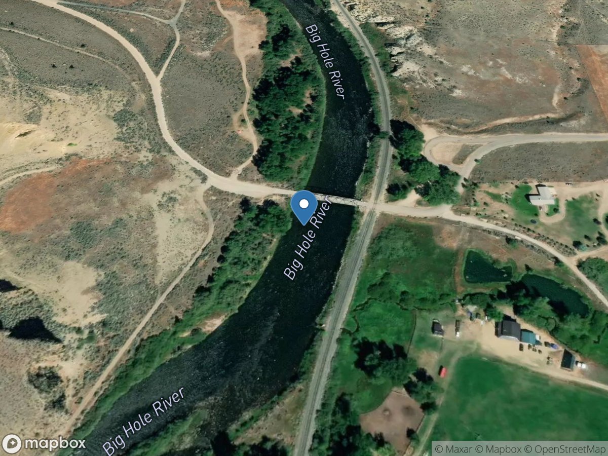 Big Hole River at Maiden Rock near Divide MT location