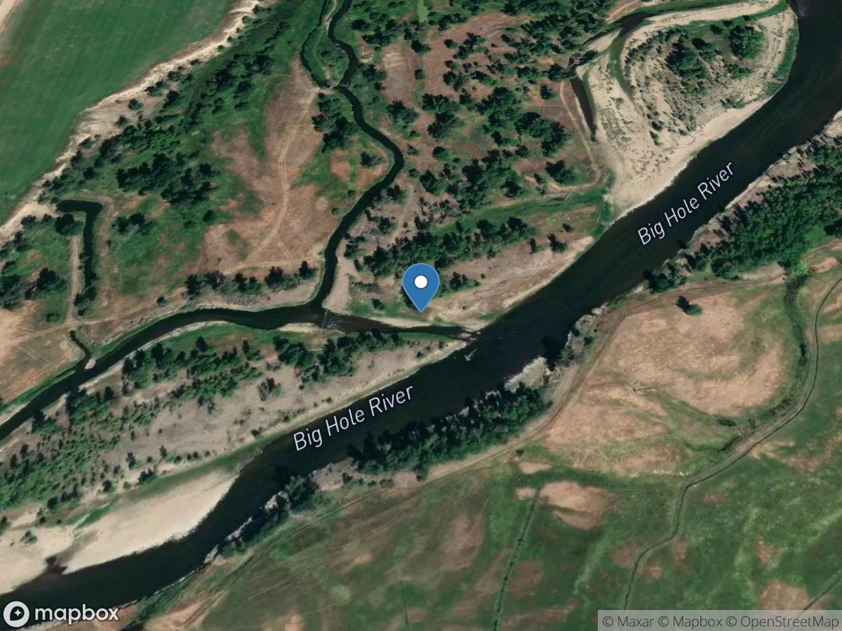 Big Hole River bl Hamilton Ditch near Twin Bridges, MT location