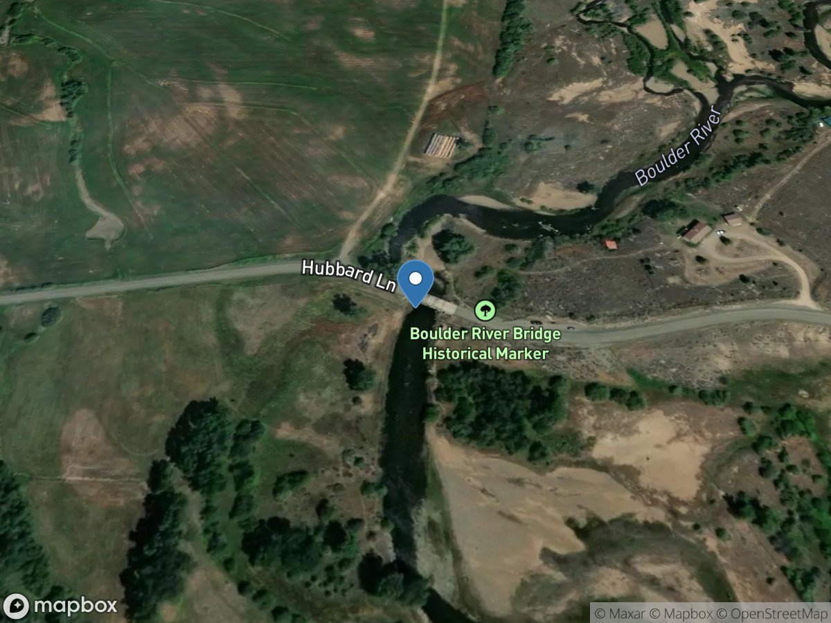 Boulder River near Boulder, MT location