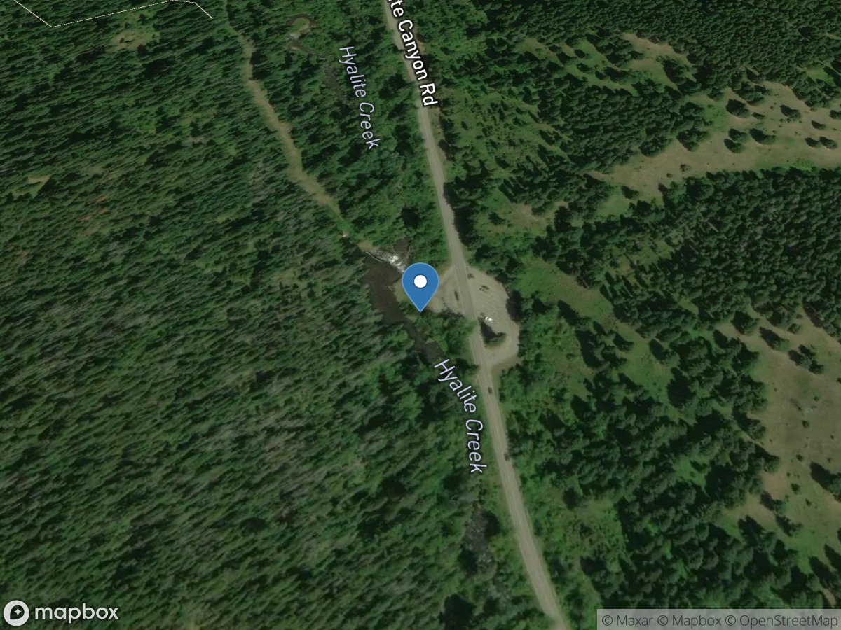 Hyalite Creek at Hyalite River South near Bozeman MT location