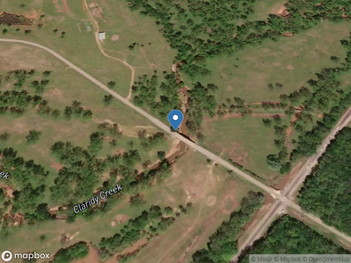 Cow Creek near Addington, OK location
