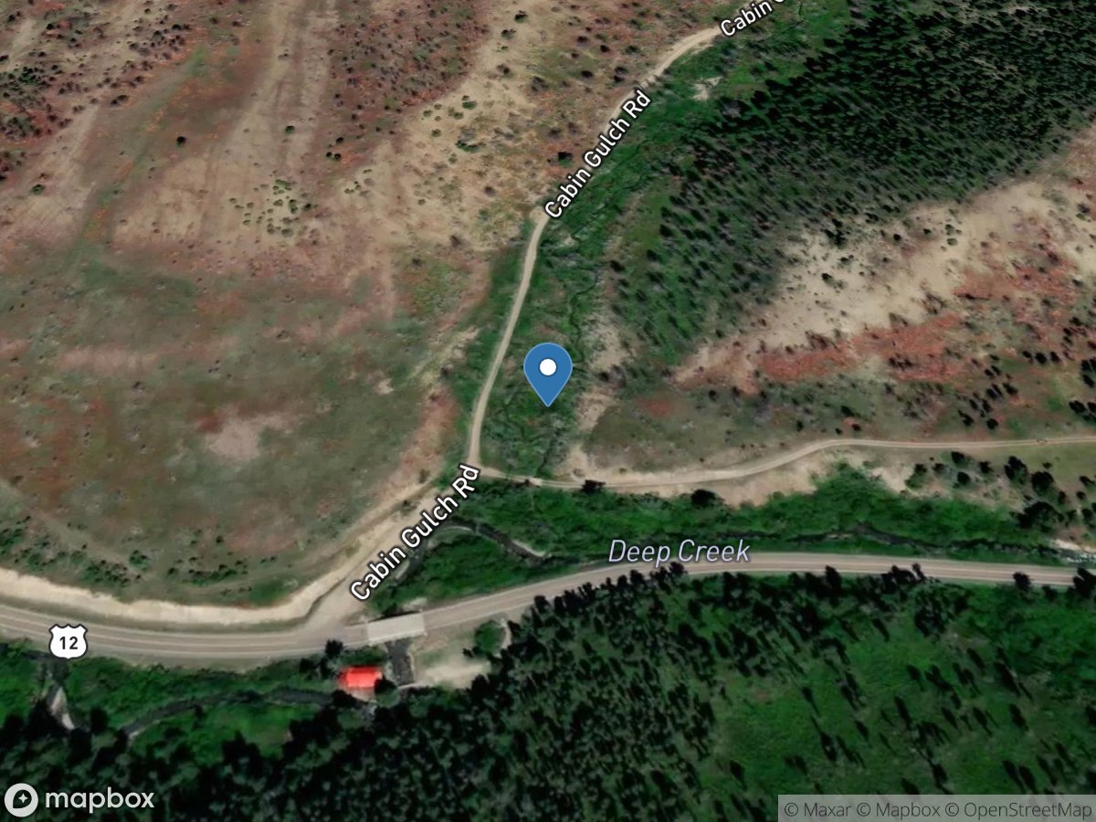 Cabin Creek near Townsend MT location
