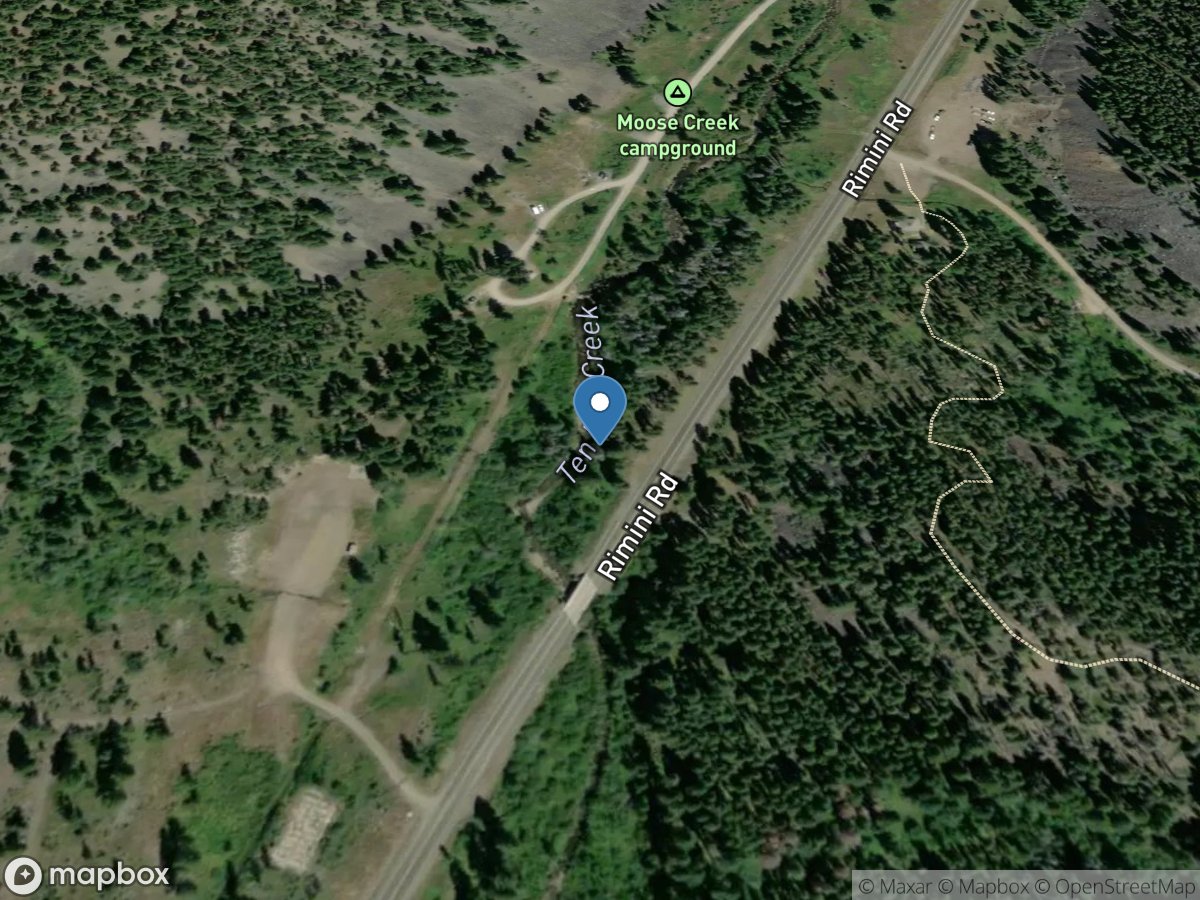 Tenmile Creek near Rimini MT location