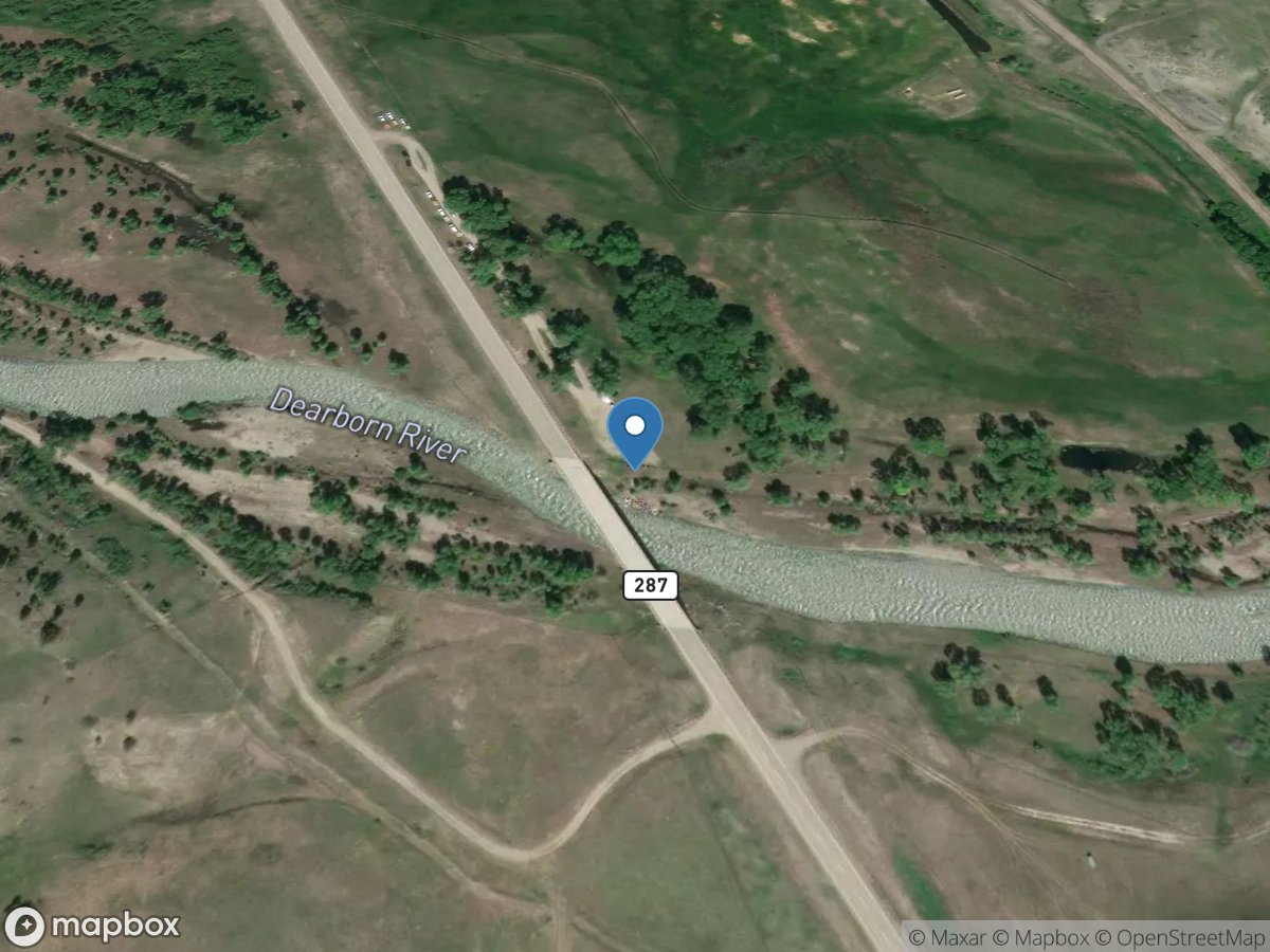 Dearborn River near Craig MT location