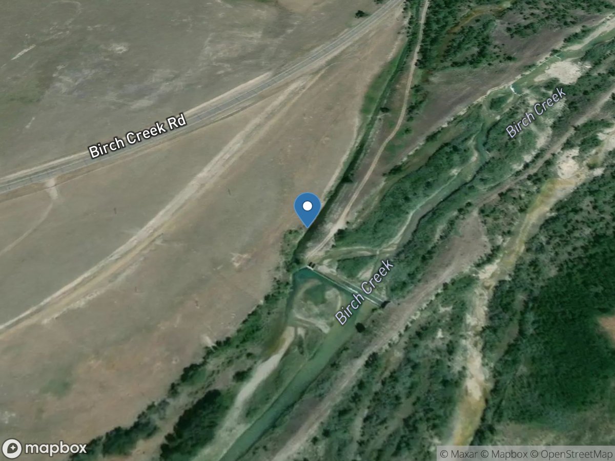 Birch Creek Main Canal at diversion, near Dupuyer, MT location