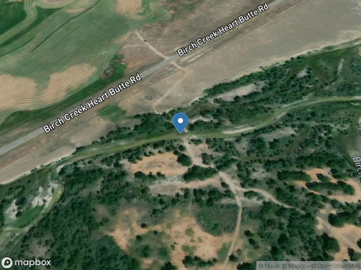 Birch Creek at Robare, MT location