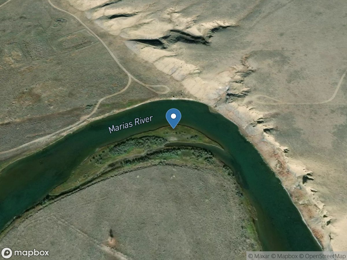 Marias River near Chester MT location
