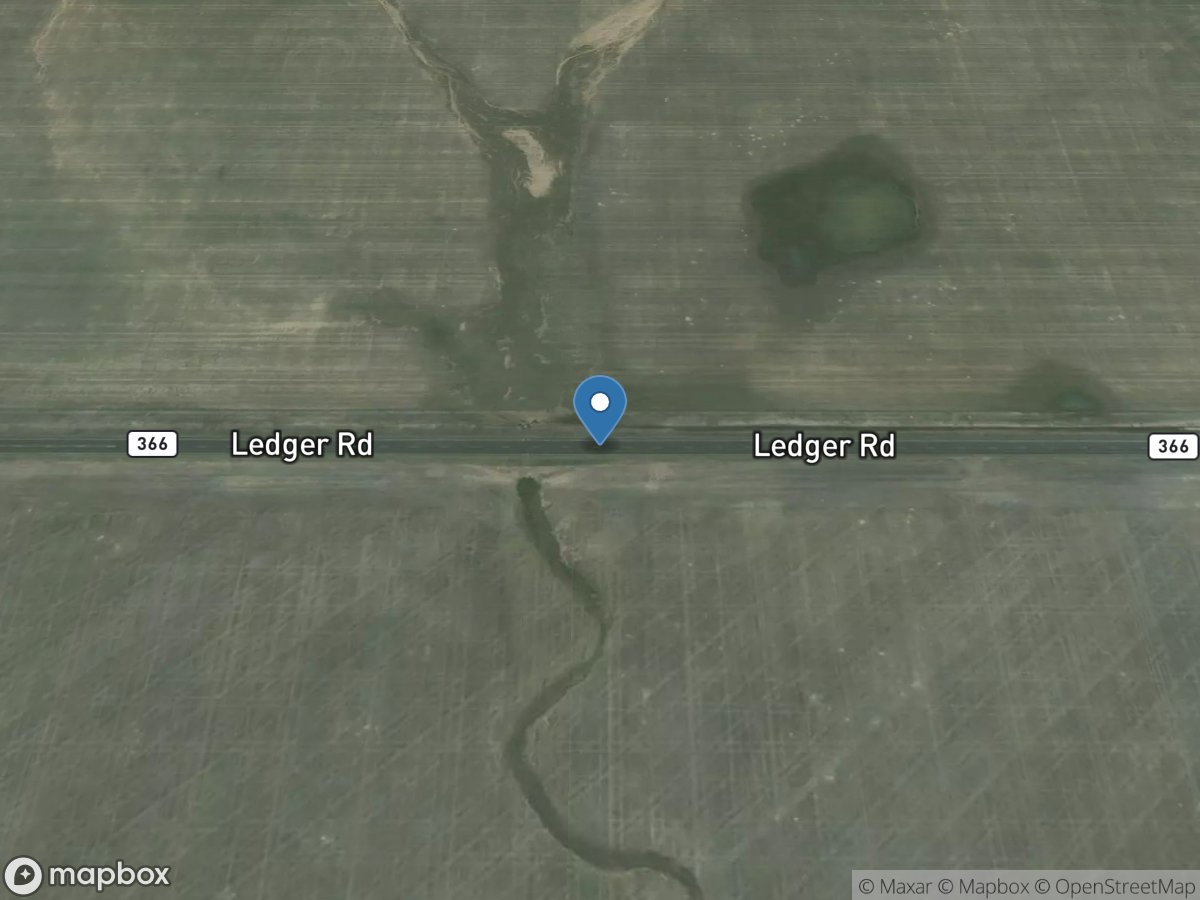 Favot Coulee trib near Ledger MT location