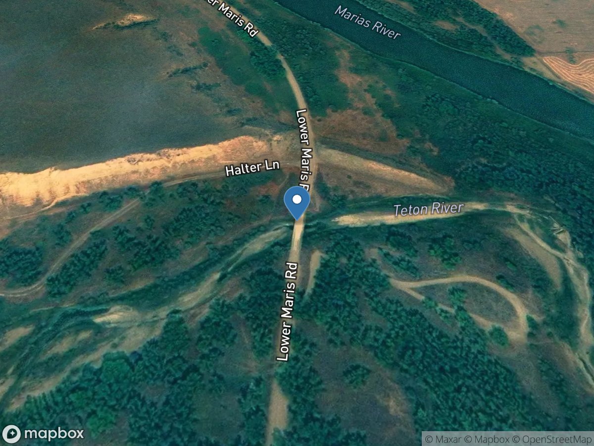 Teton River at Loma MT location