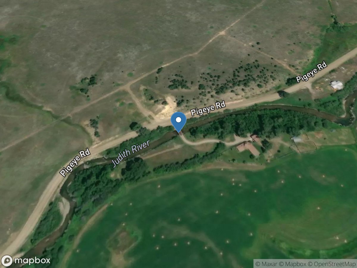 Judith River above Carr Creek near Utica MT location