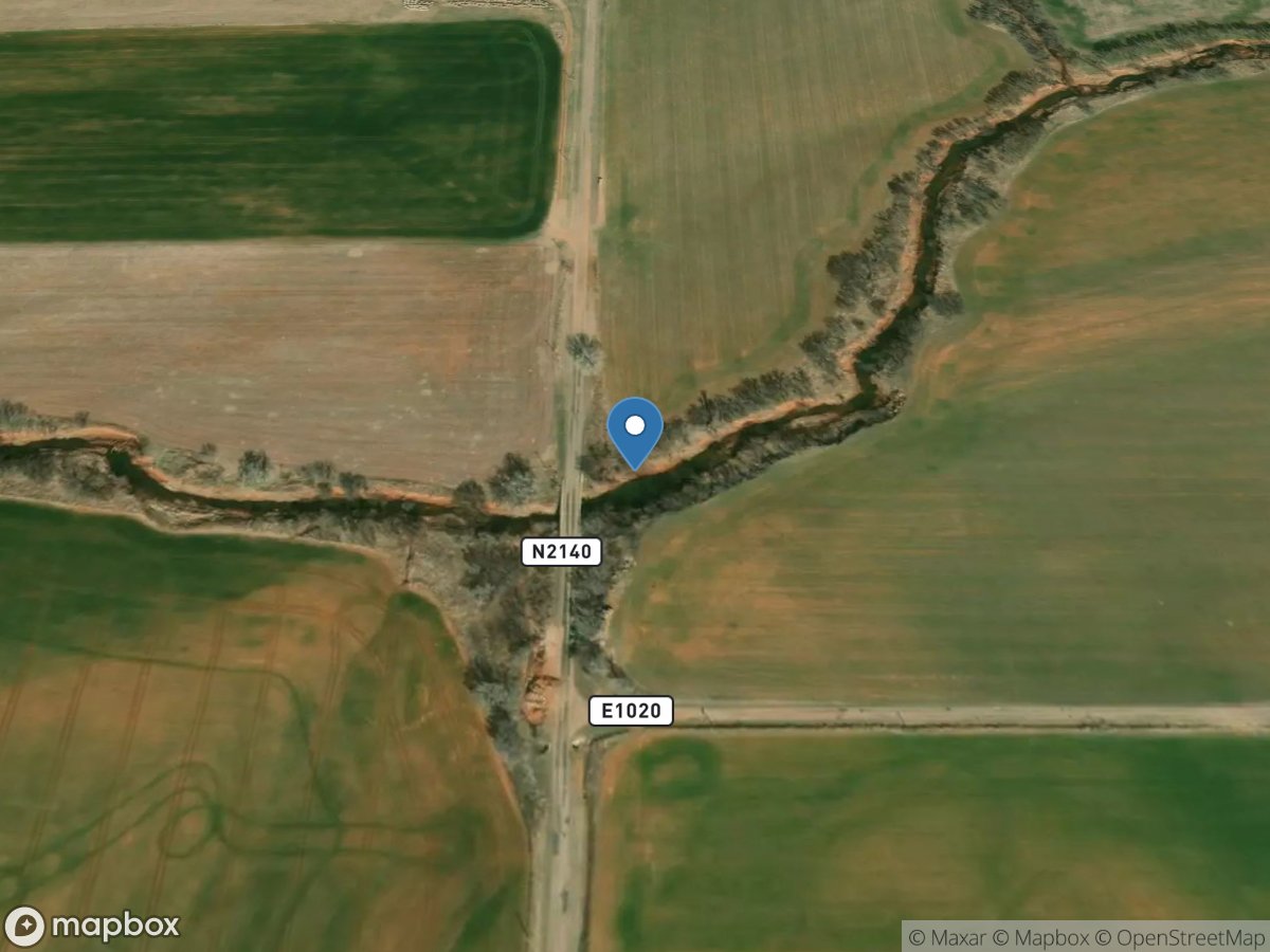 Washita River near Foss, OK location