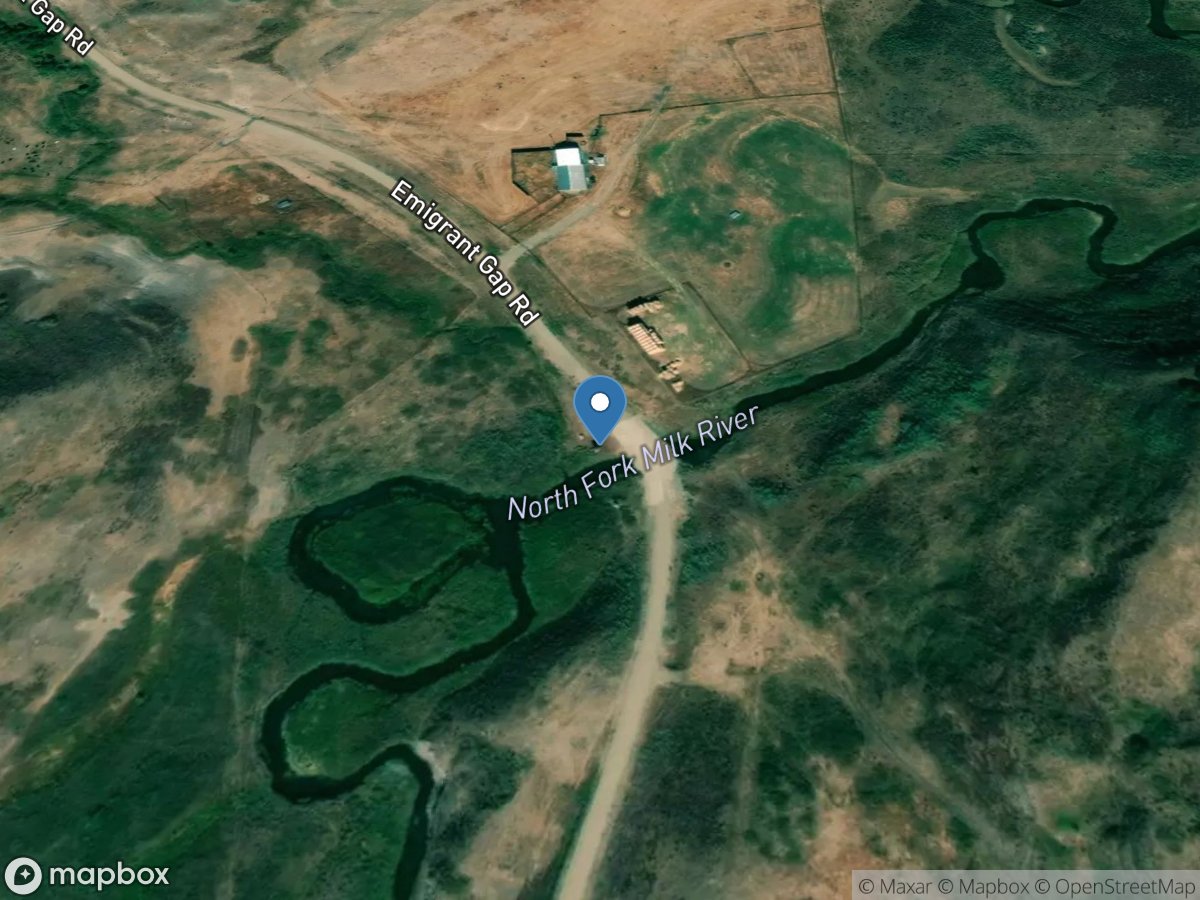 N F Milk River ab Saint Mary canal near Browning MT location