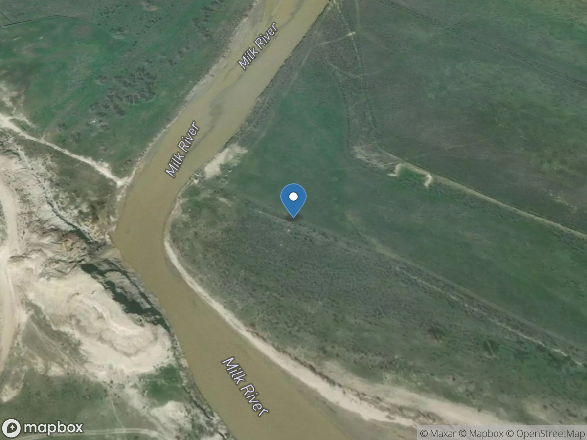 Milk River at Eastern Crossing of Int Bndry location