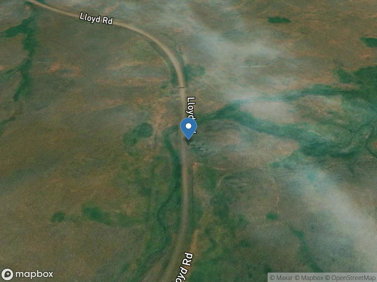 Peoples Creek trib near Lloyd MT location