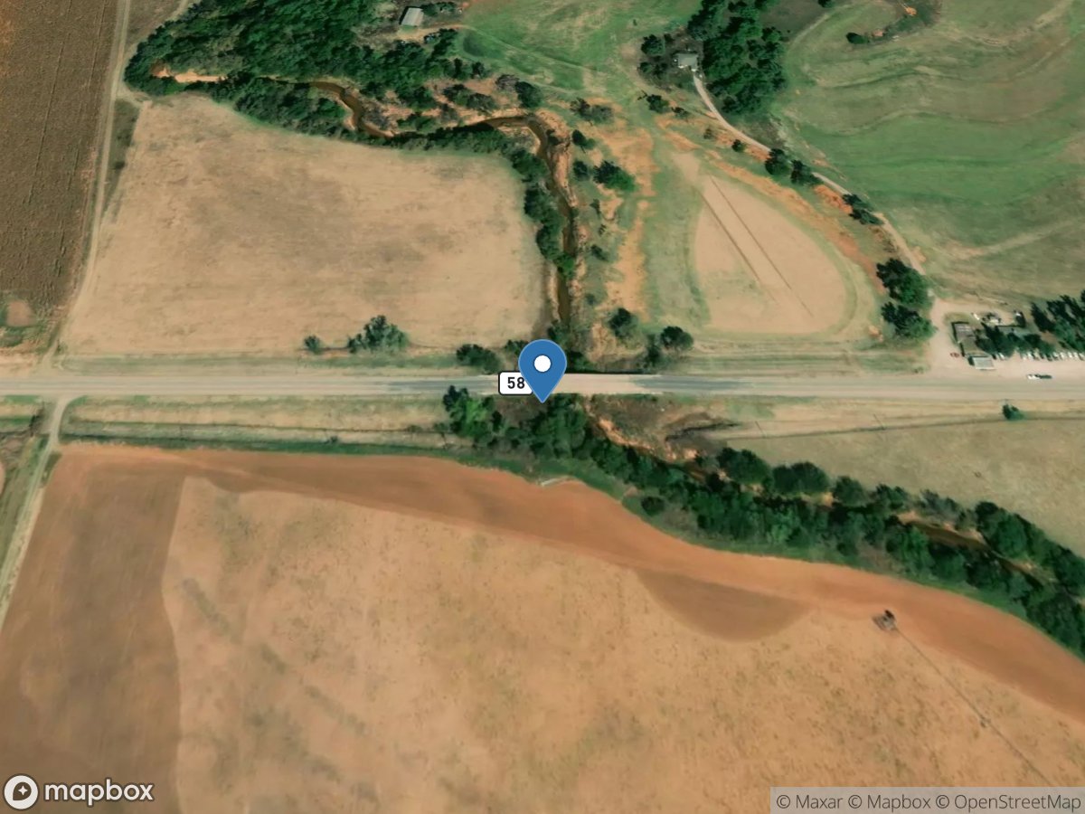 Cobb Creek near Eakly, OK location