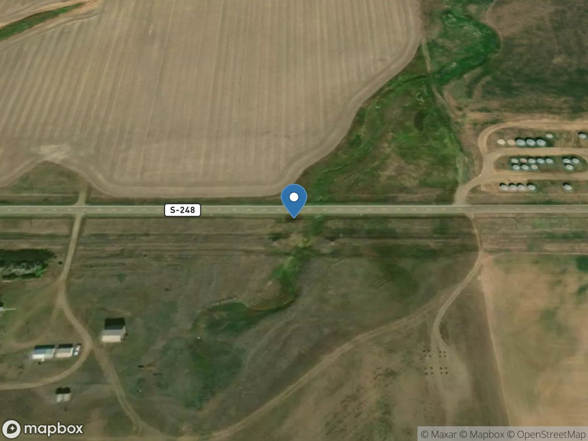 Butte Creek trib near Four Buttes MT location