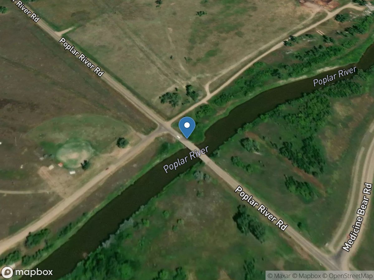 Poplar River near Poplar MT location