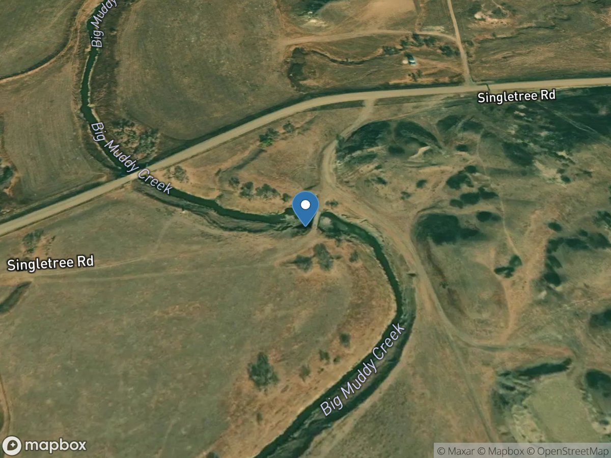 Big Muddy Creek near Antelope MT location