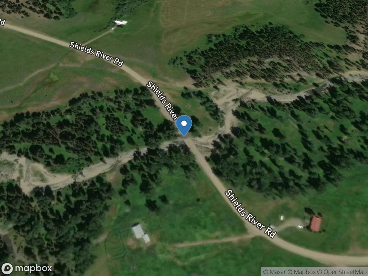 Shields River bl South Fork Shields River near Wilsall, MT location