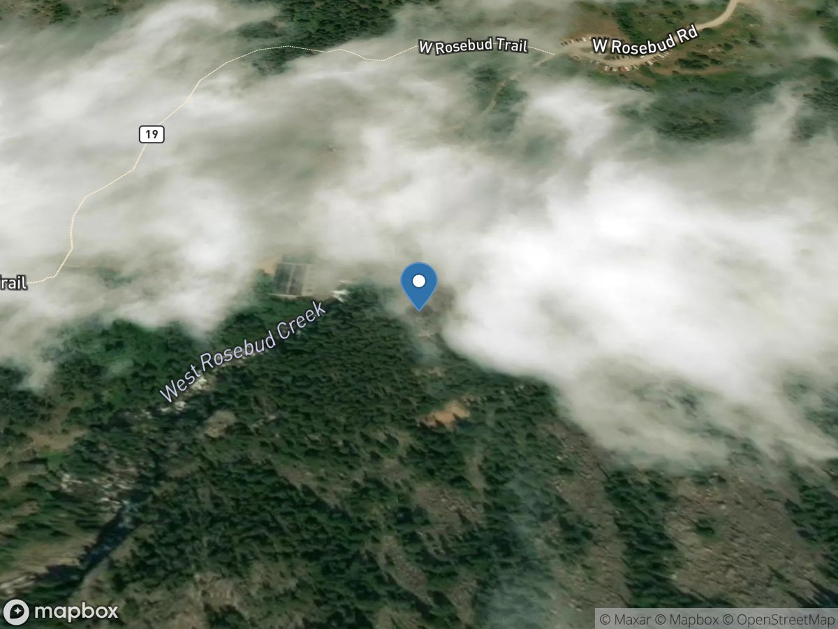 West Rosebud Creek near Roscoe MT location