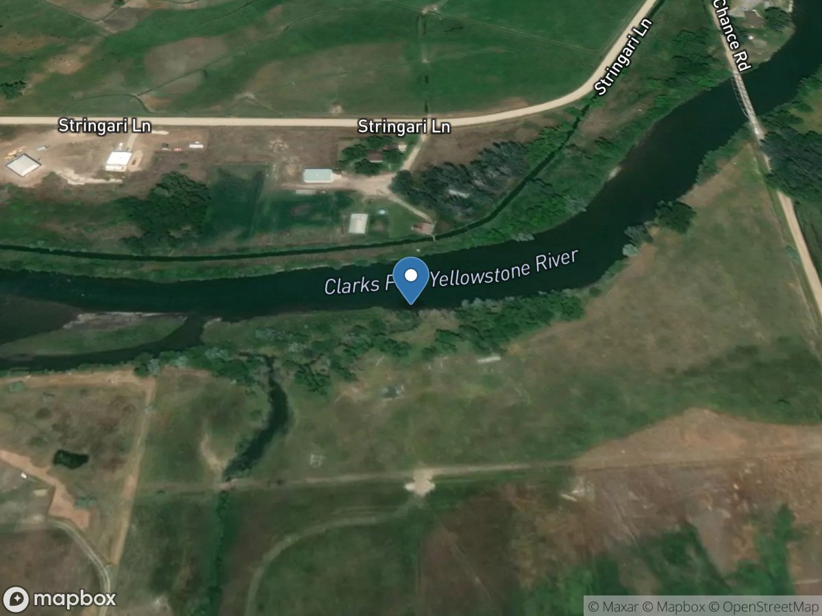 Clarks Fork Yellowstone River near Belfry MT location