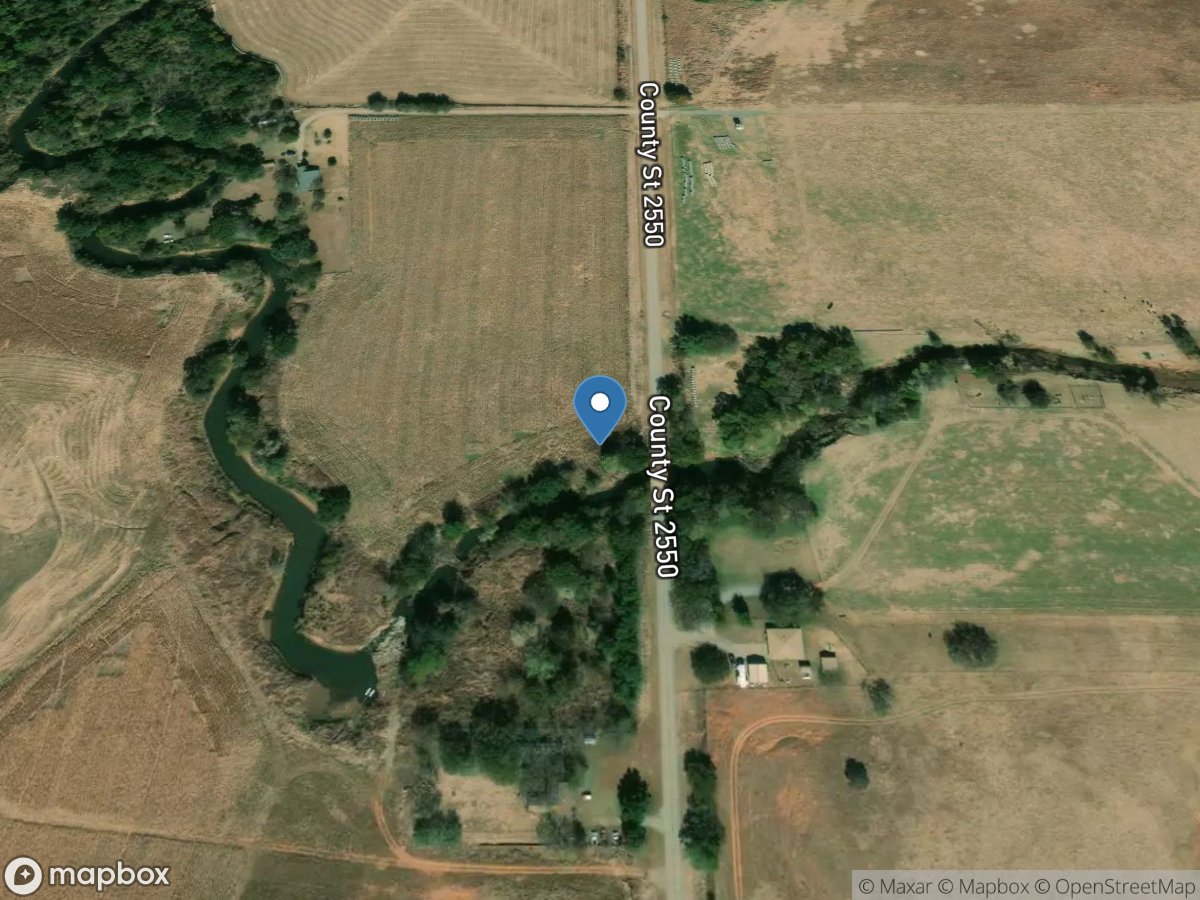 Cobb Creek near Fort Cobb, OK location