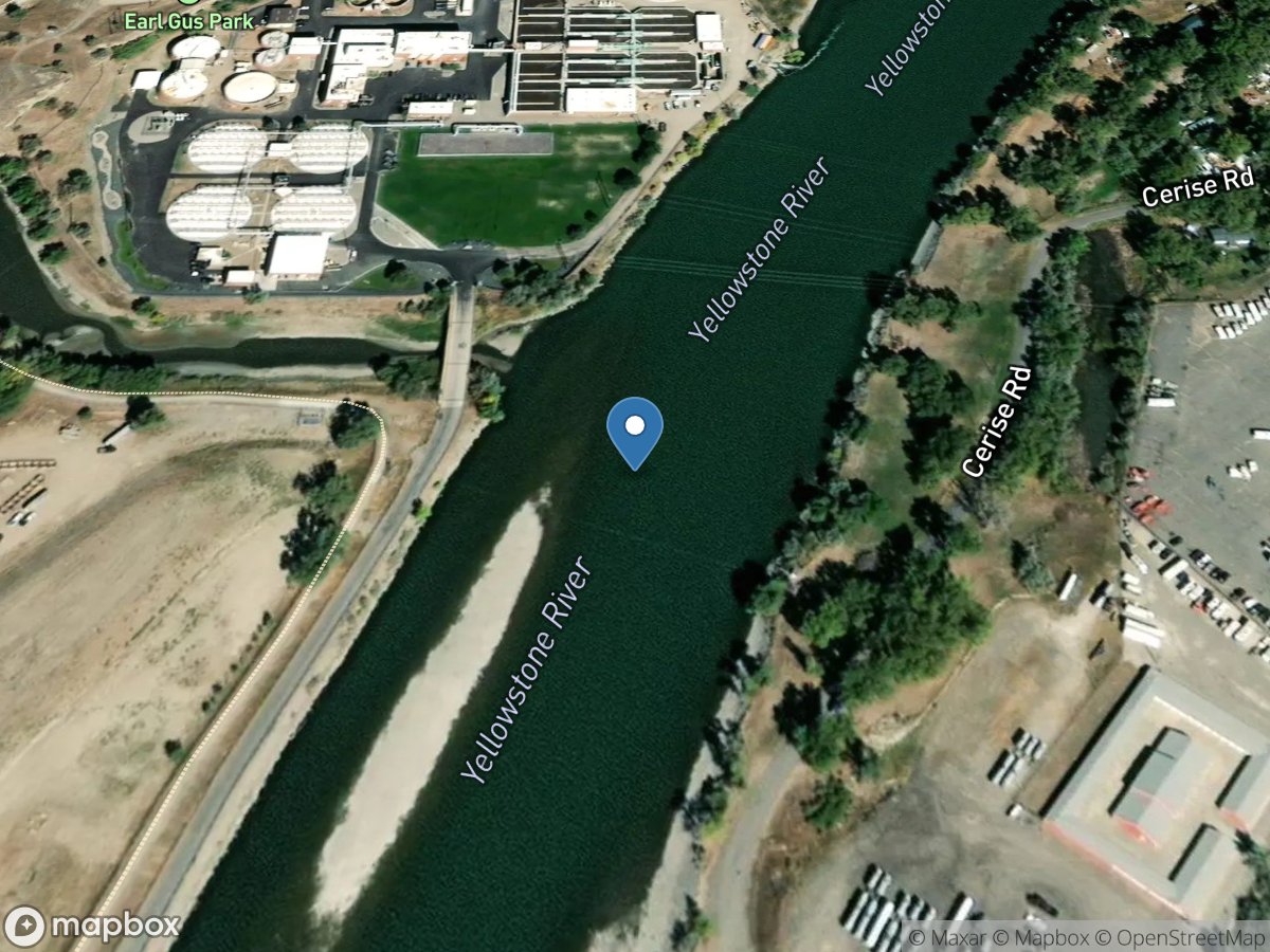 Yellowstone River at Billings MT location