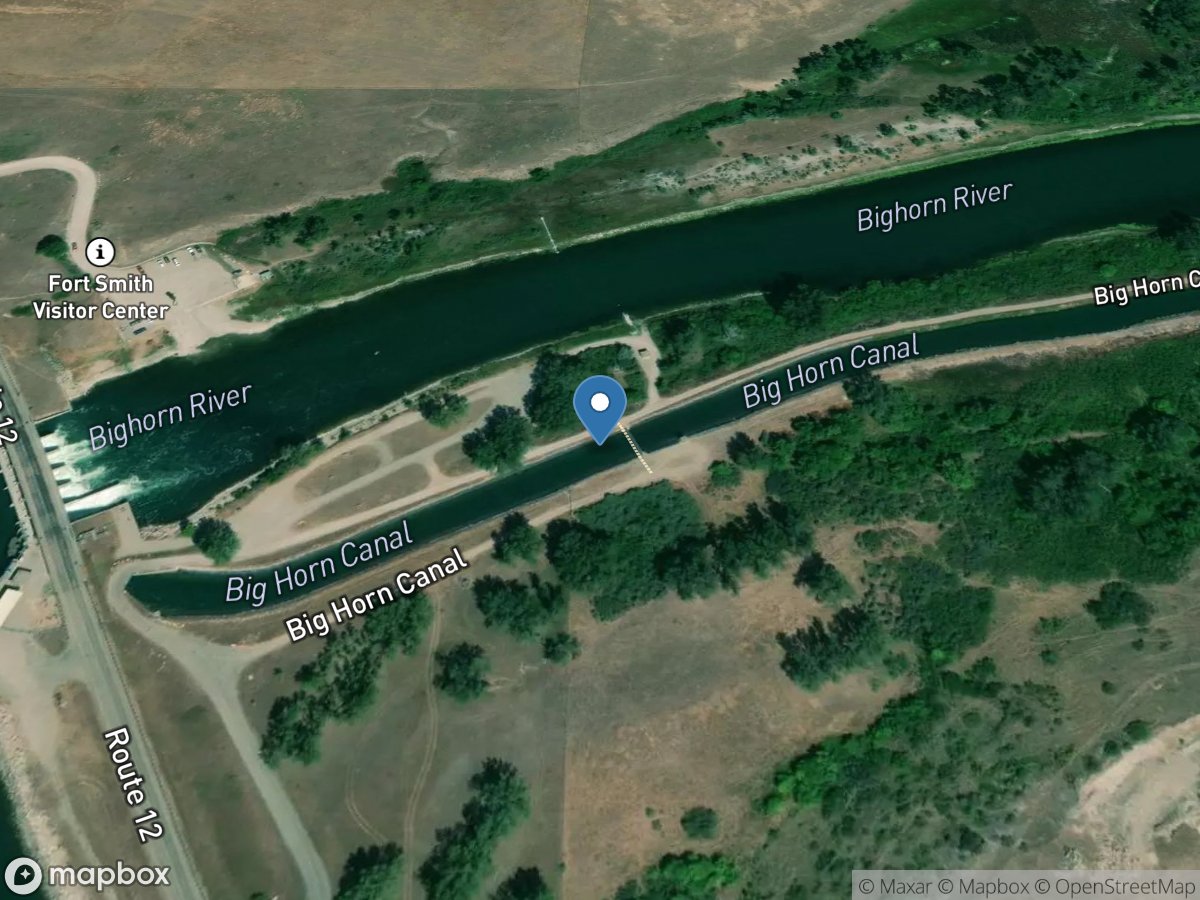 Big Horn Canal near St. Xavier MT location