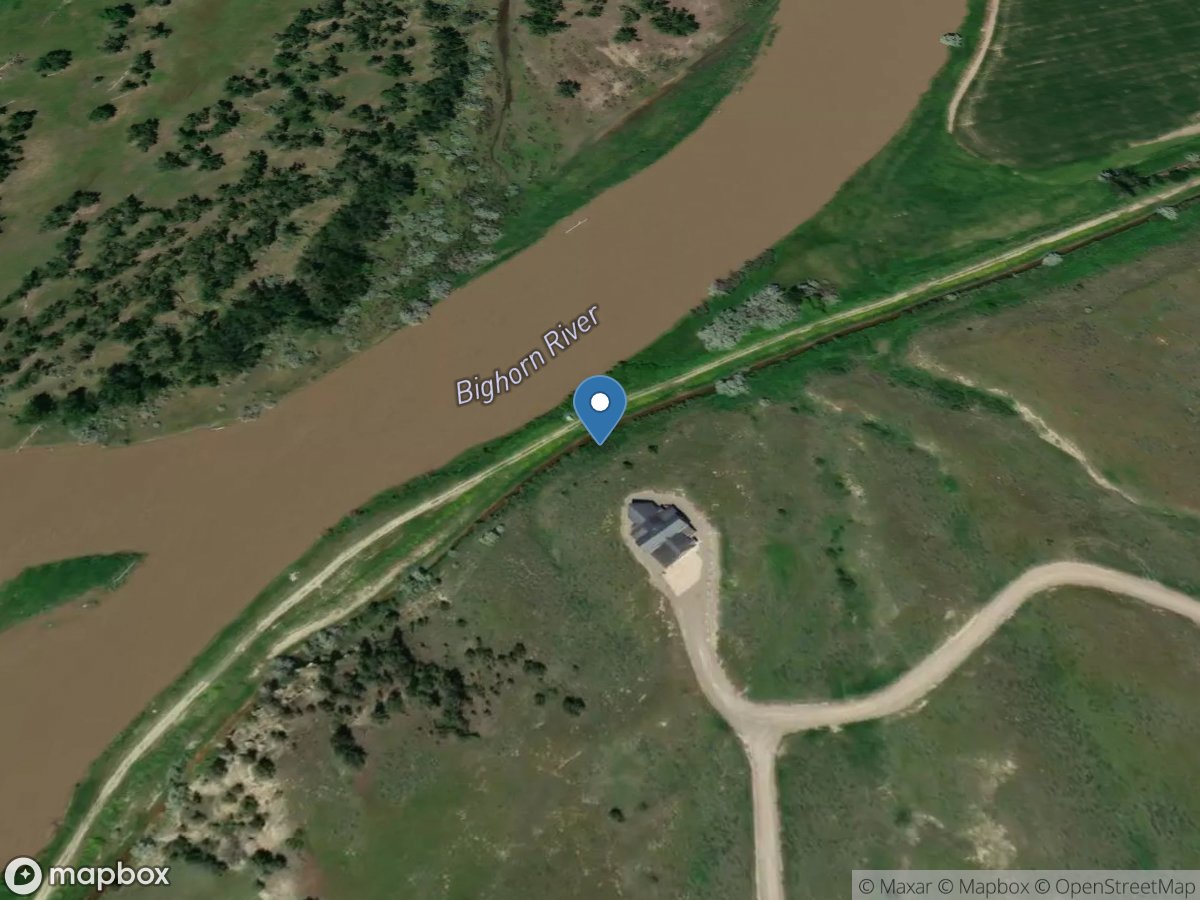 Bighorn River ab Tullock Creek near Bighorn MT location