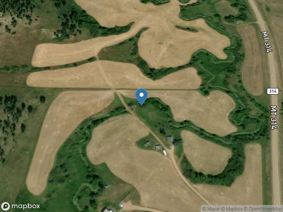 Rosebud Creek at Reservation Bndry near Kirby MT location