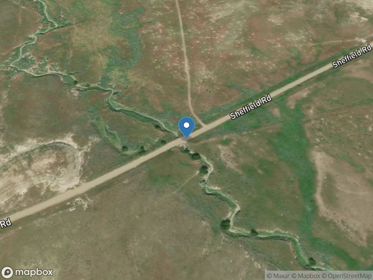 Reservation Creek near Miles City MT location