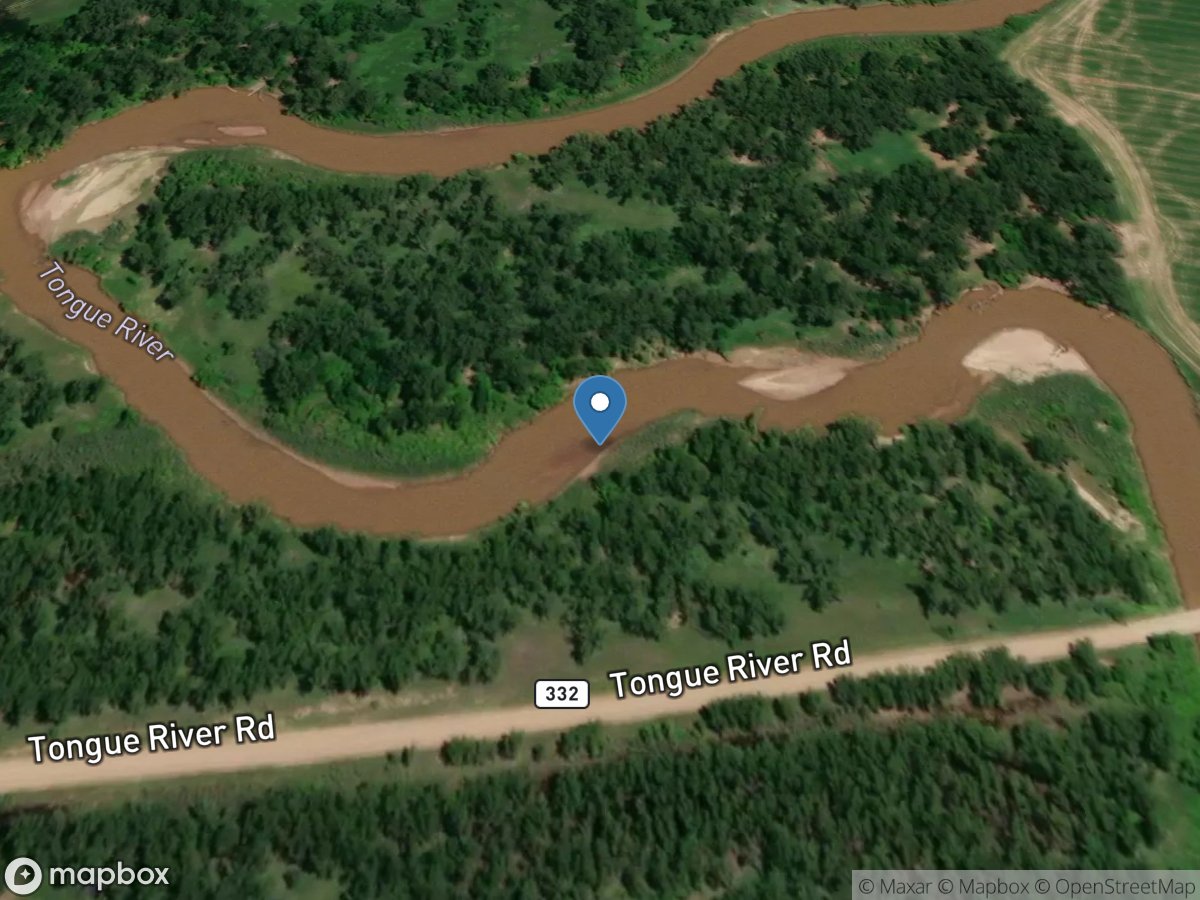 Tongue River bl Brandenberg bridge near Ashland MT location