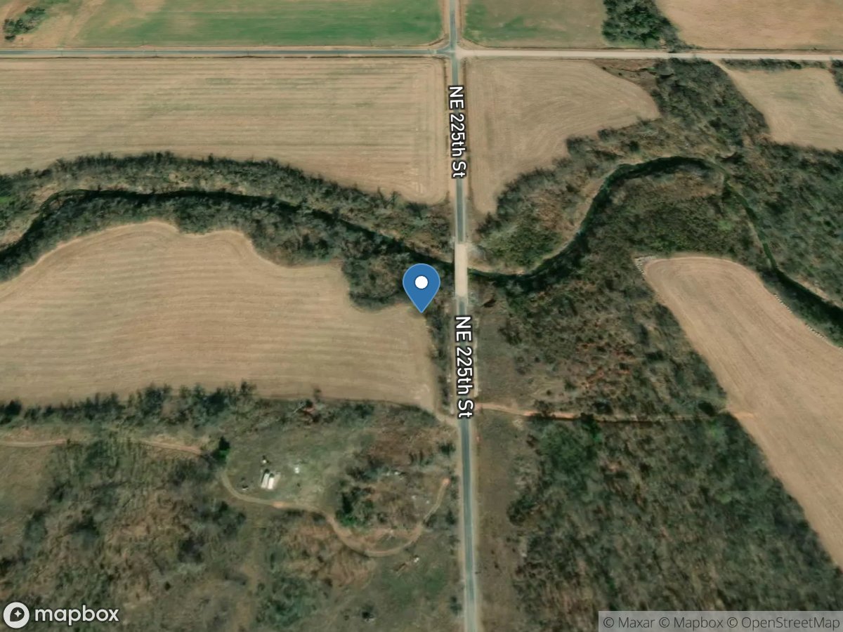 Little Washita River near Cement, OK location