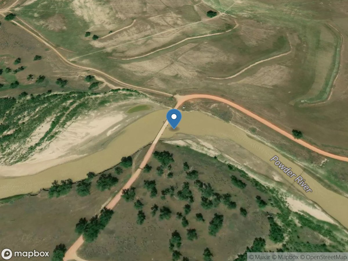 Powder River at Moorhead MT location