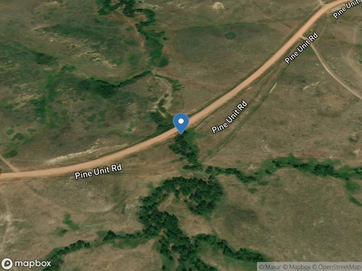 South Fork Horse Creek trib near Wibaux MT location