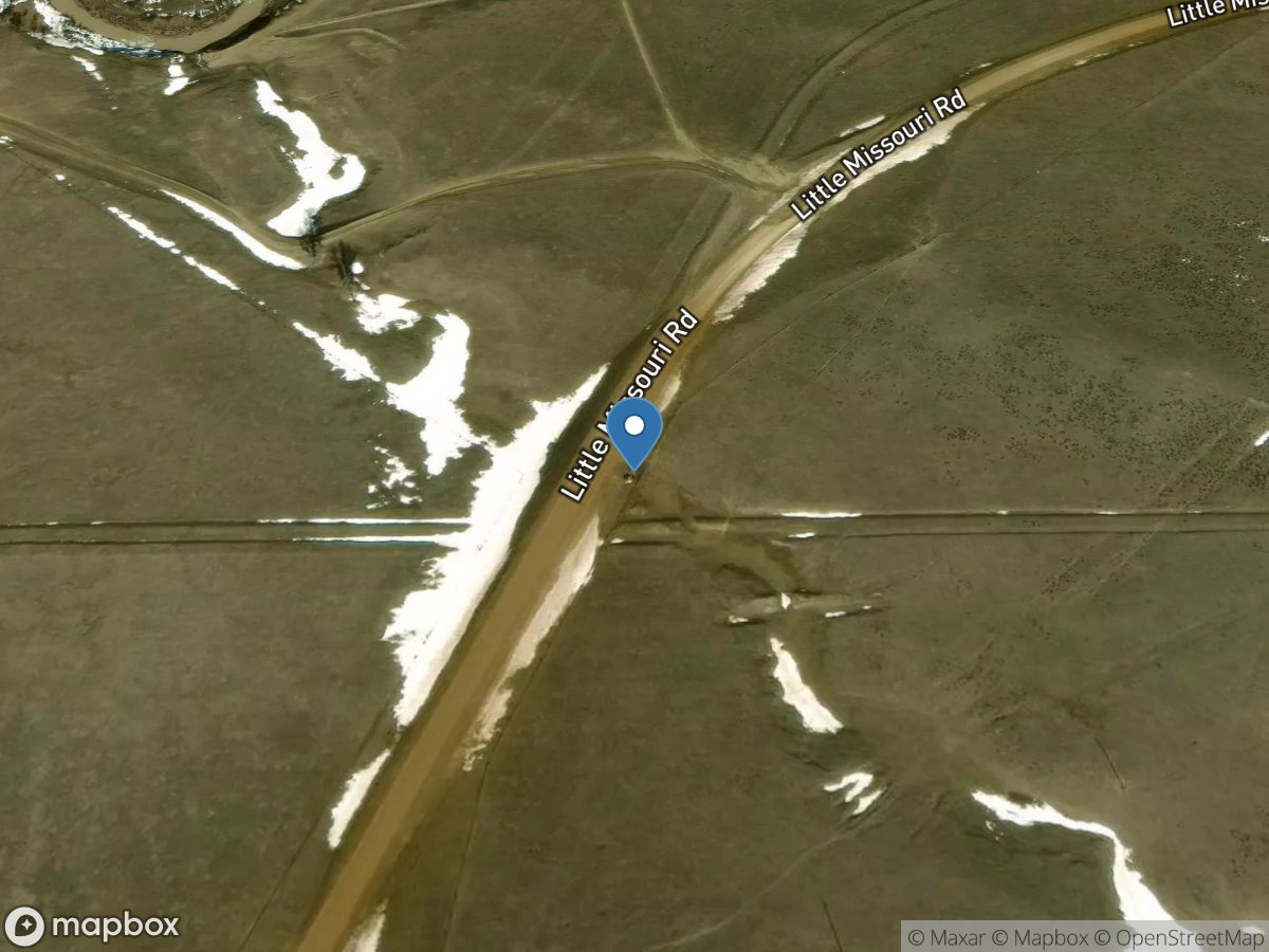 Little Missouri River trib near Albion MT location