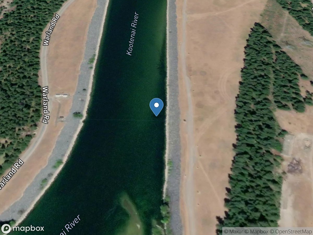 Kootenai River bl Libby Dam near Libby MT location