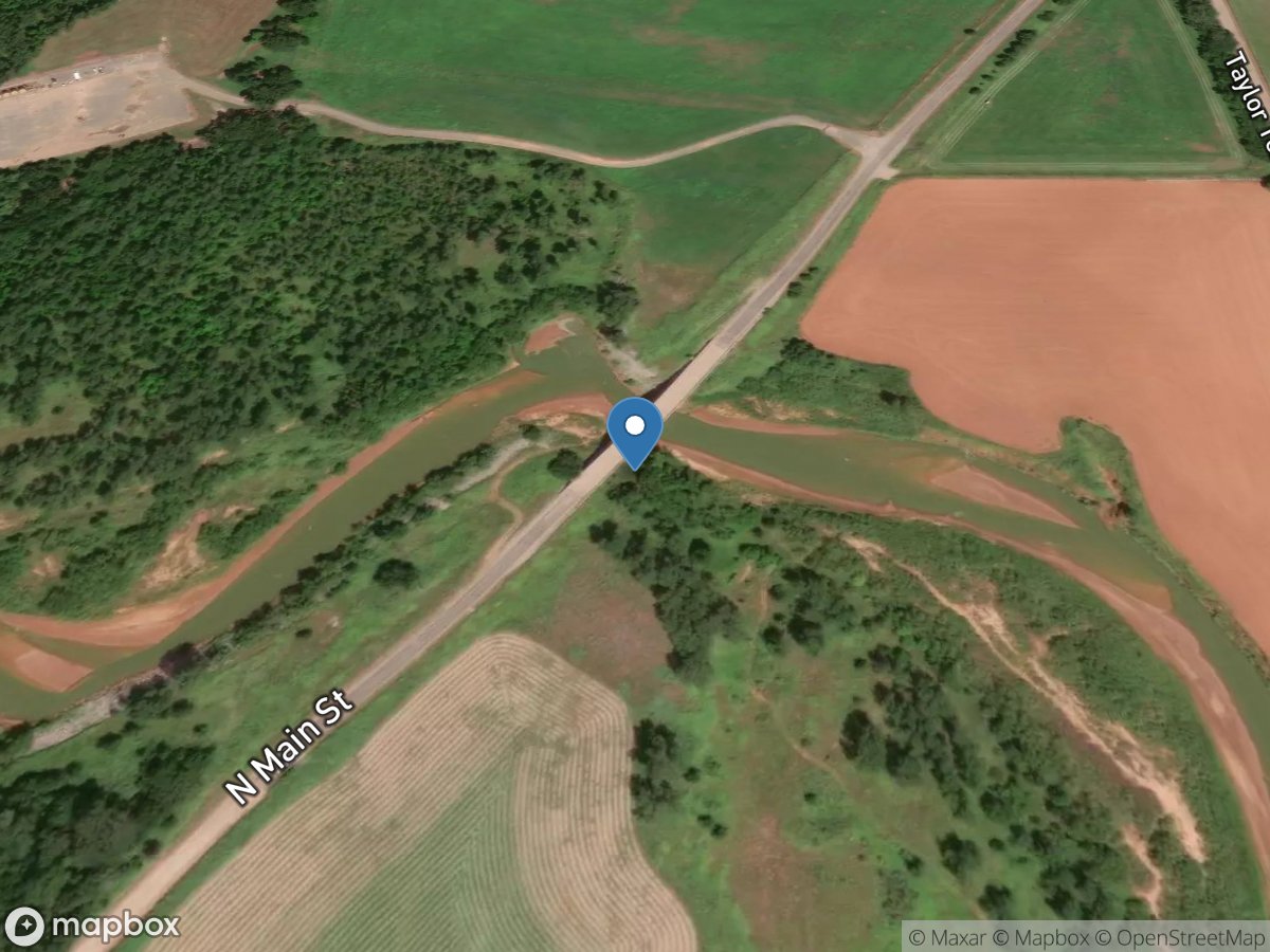 Washita River at Alex, OK location