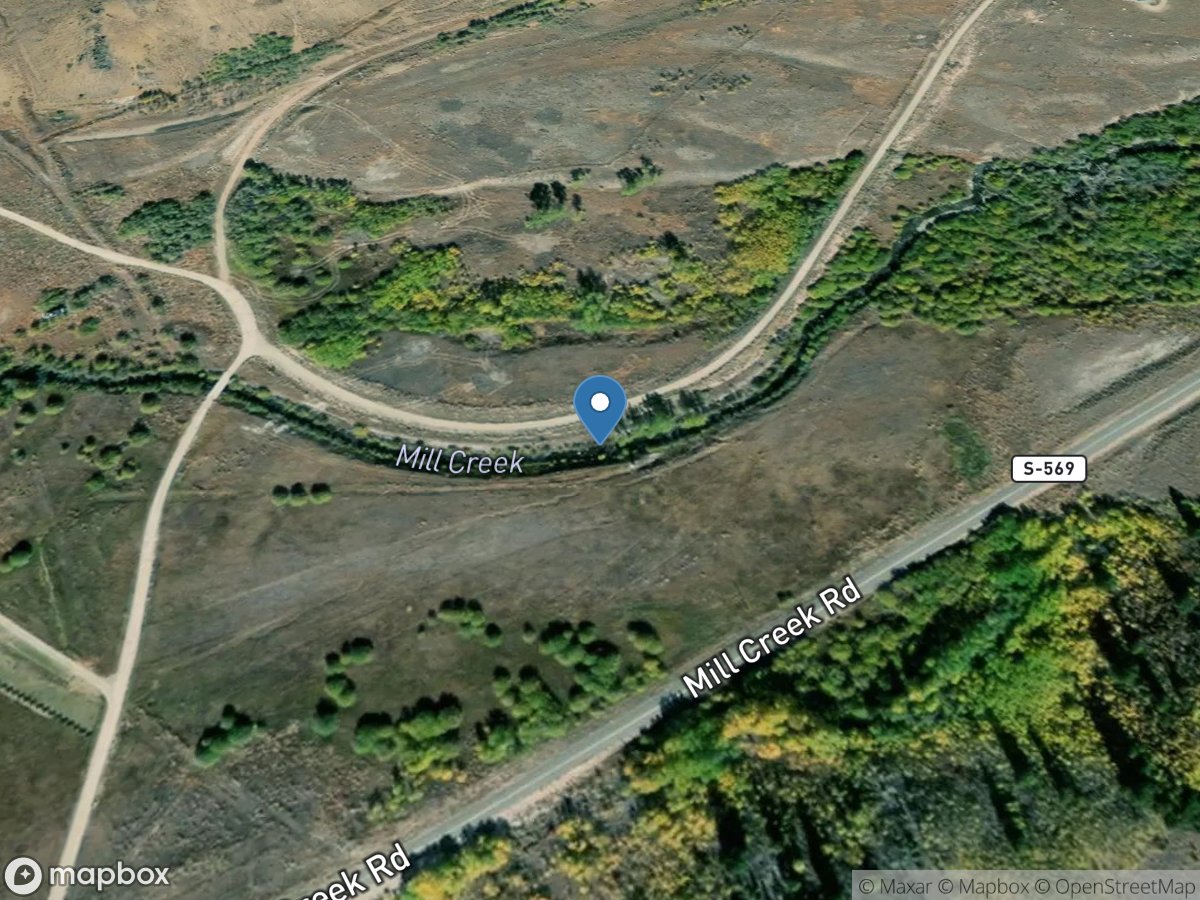 Mill Creek near Anaconda, MT location