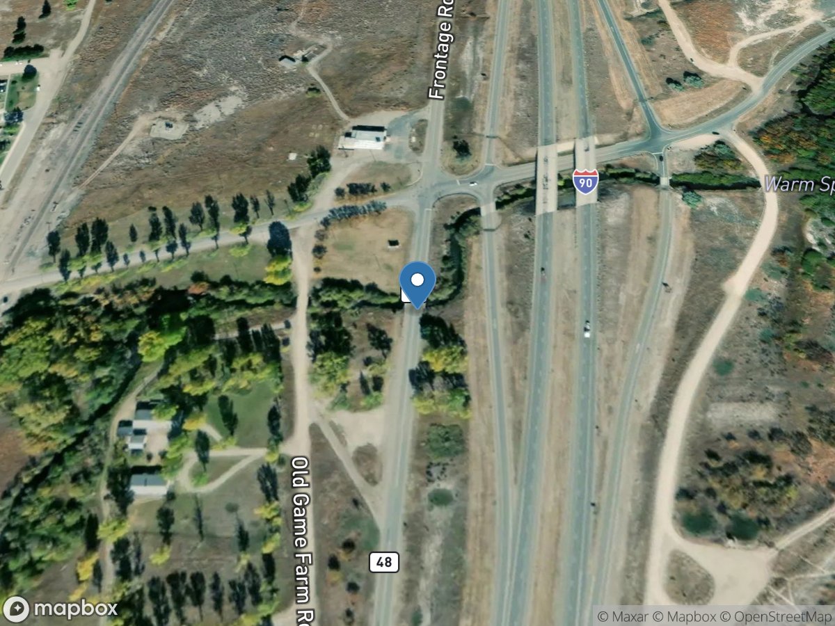 Warm Springs Creek at Warm Springs MT location