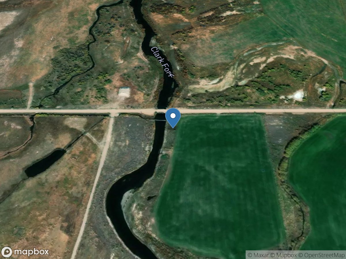 Clark Fork near Galen MT location