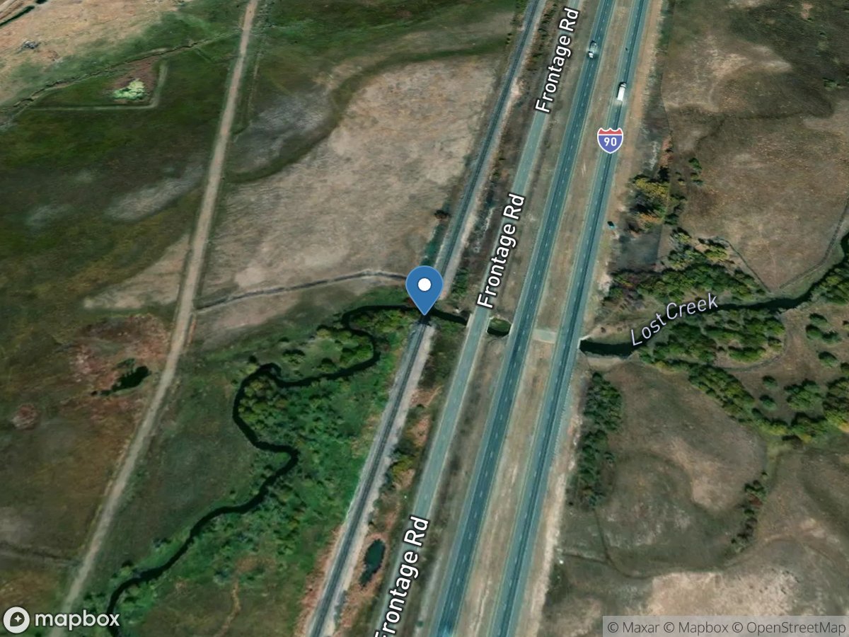 Lost Creek near Galen, MT location