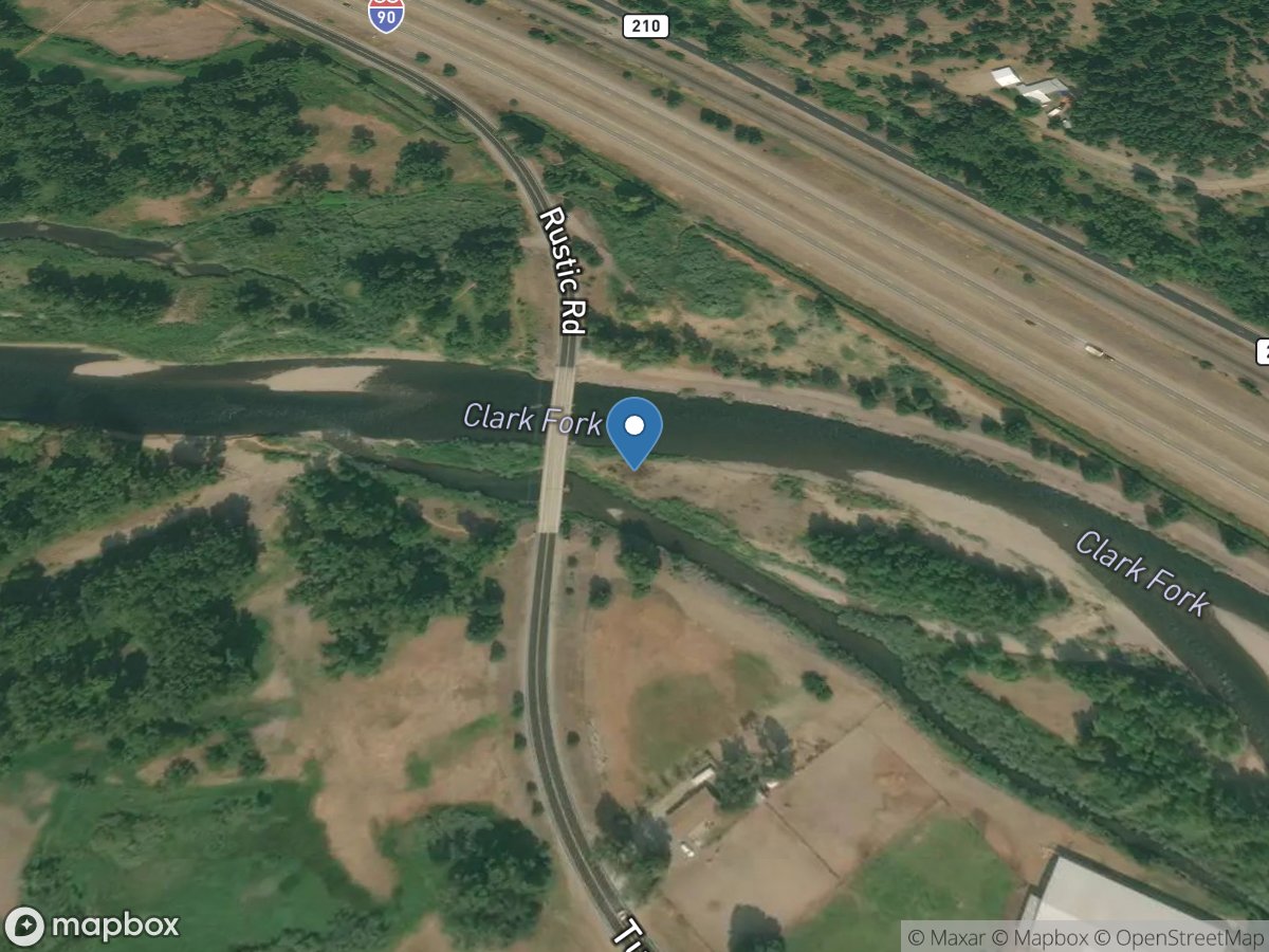 Clark Fork at Turah Bridge near Bonner MT location