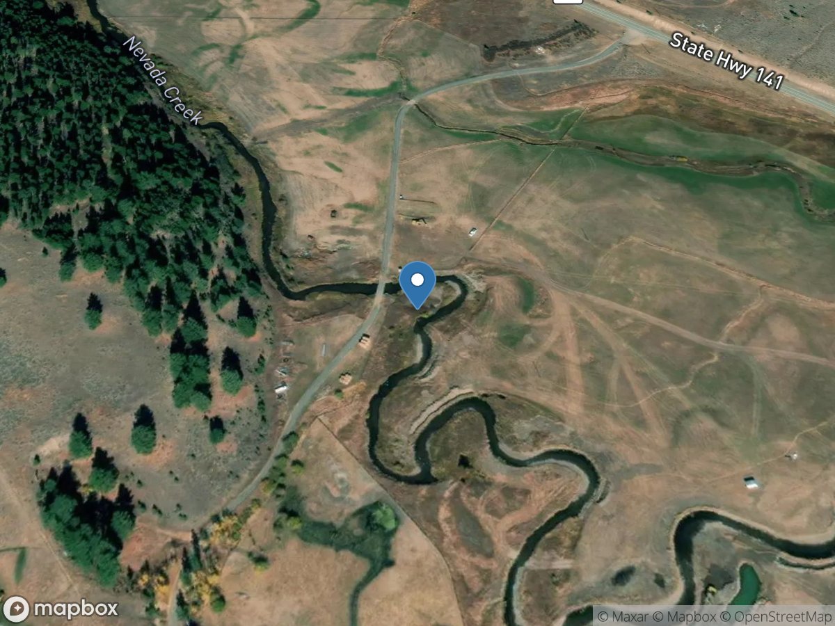 Nevada Creek ab reservoir, near Helmville, MT location